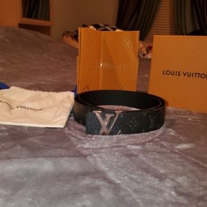 Louis Vuitton Eclipse Canvas LV initials 40mm belt